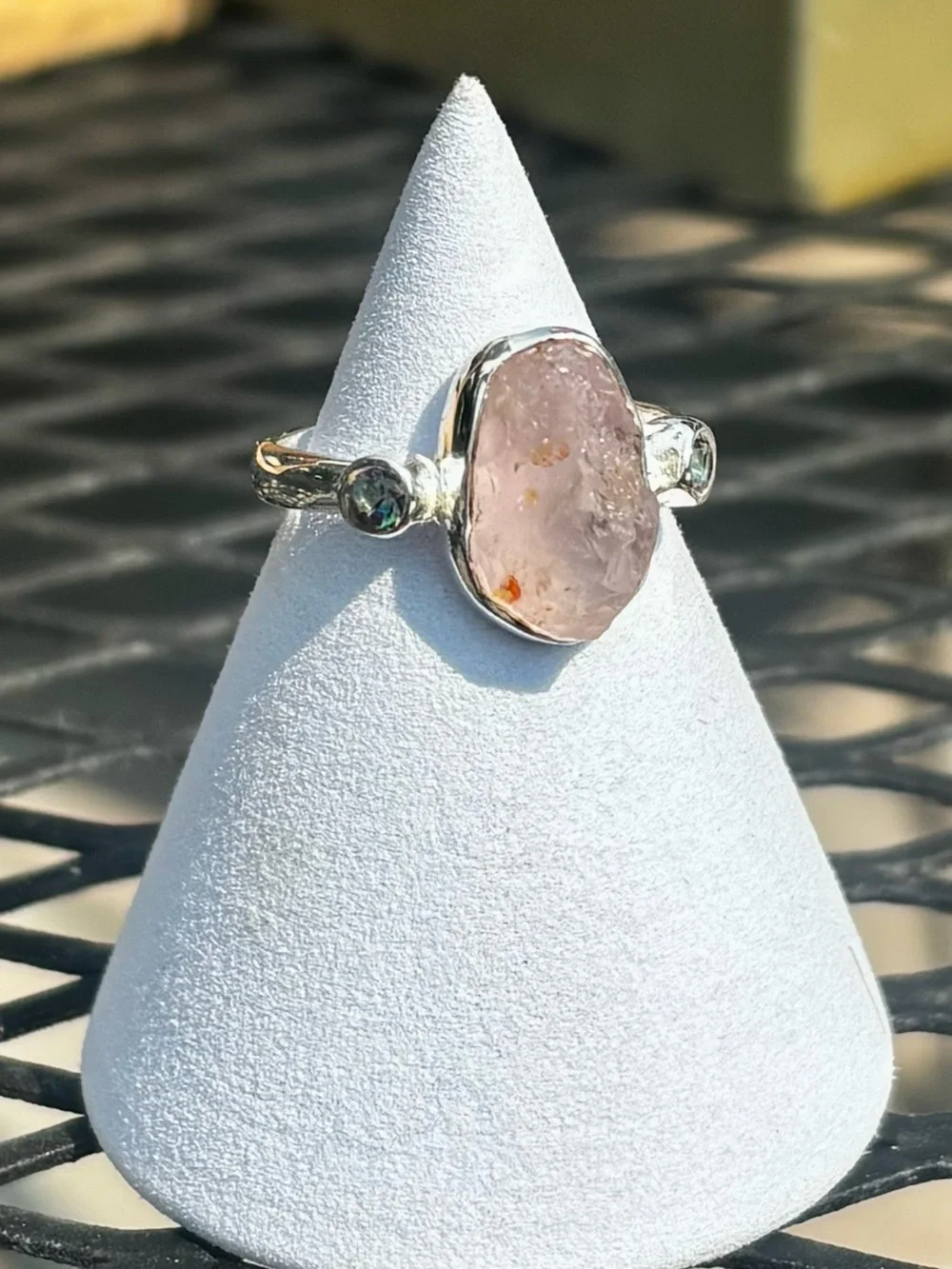 NEW! Rose Quartz & Mystic Quartz Ring
